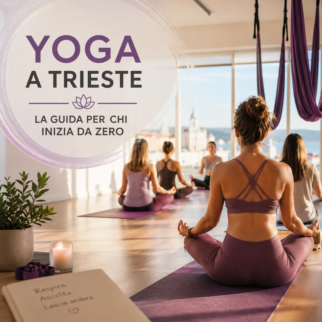 Lezione di yoga di gruppo a Trieste per principianti