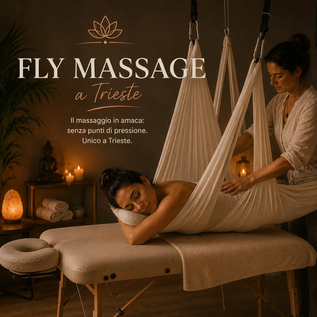 Fly Massage a Trieste: massaggio in sospensione sull'amaca