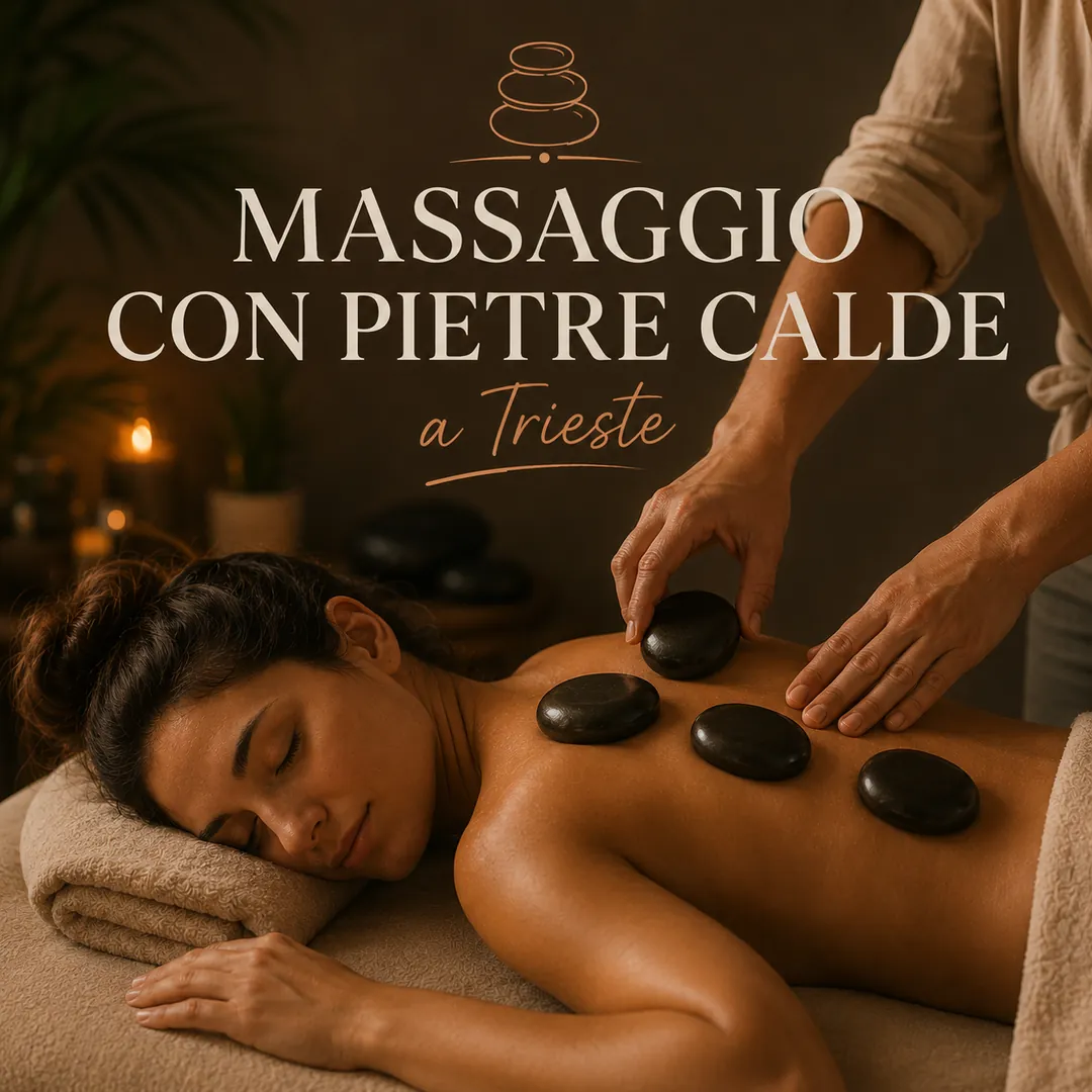 Massaggio con pietre calde hot stone a Trieste